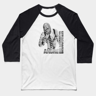 RIP Andre Braugher-Tribute Design Baseball T-Shirt